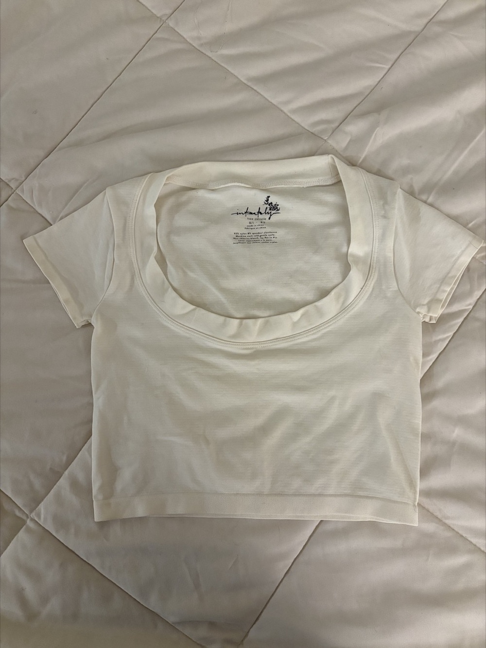 Free People Intimately Free People Seamless Cap Sleeve Crop Top Intimately